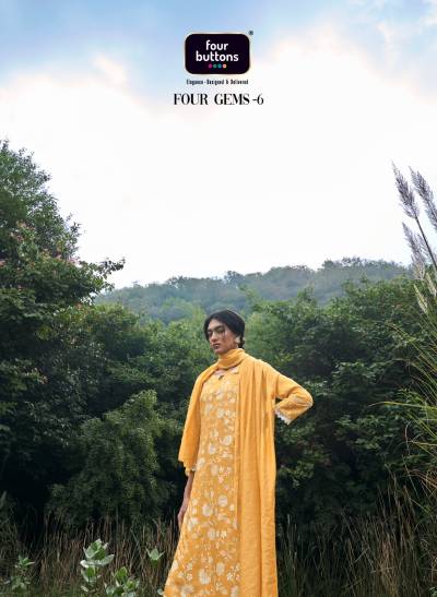 Four Gems Vol 6 By Four Button Fancy Readymade Salwar Kameez Collection
